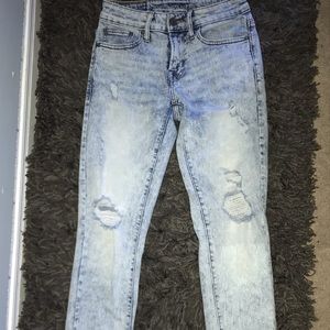 AMERICAN EAGLE Acid Wash Flex Mid-Rise Jean